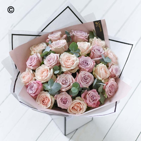 Beautifully Simple Luxury Pink Rose Bouquet